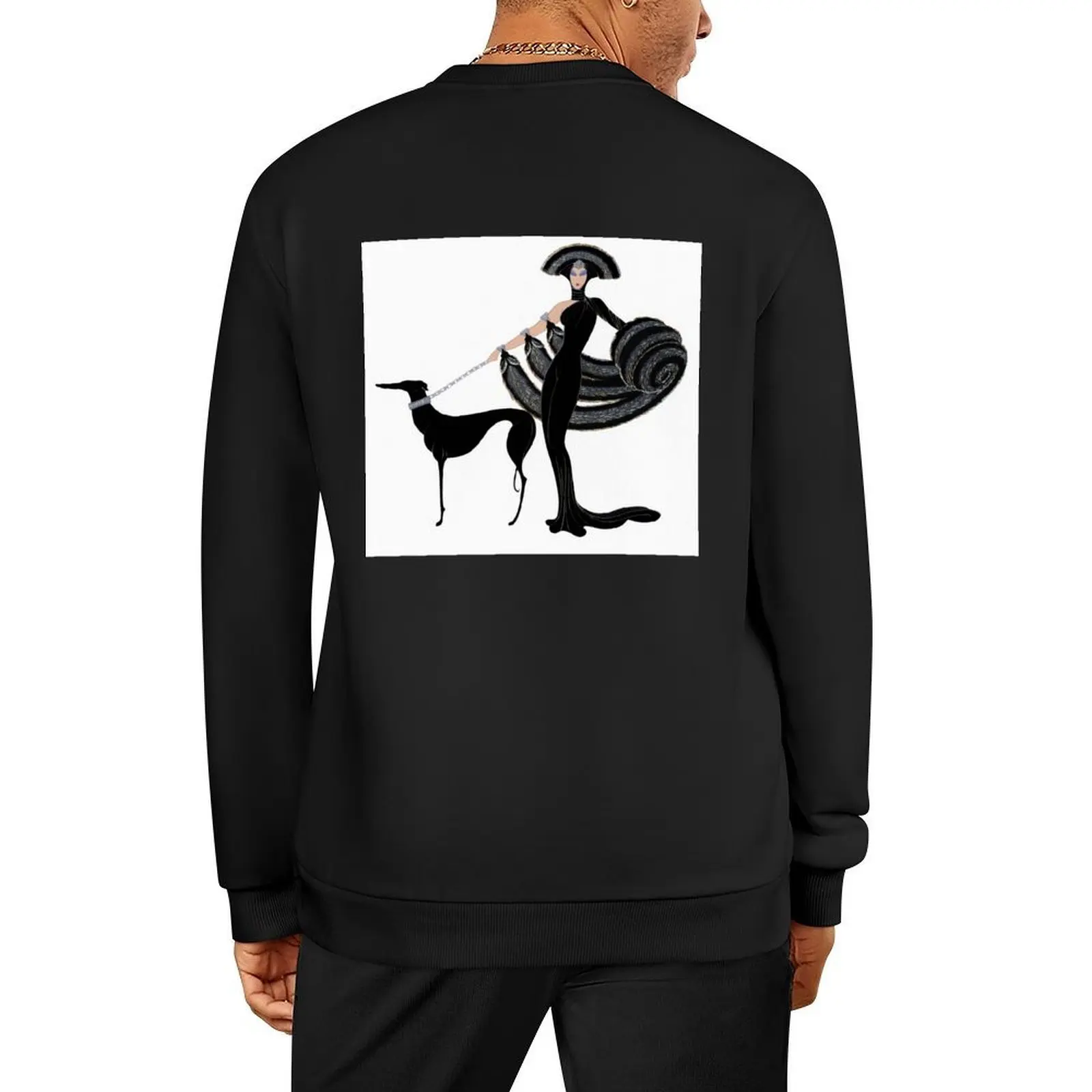 

Art Deco era Haute Couture Fashion illustration Pullover tracksuits tracksuit men men clothes korean clothes men sweatshirt