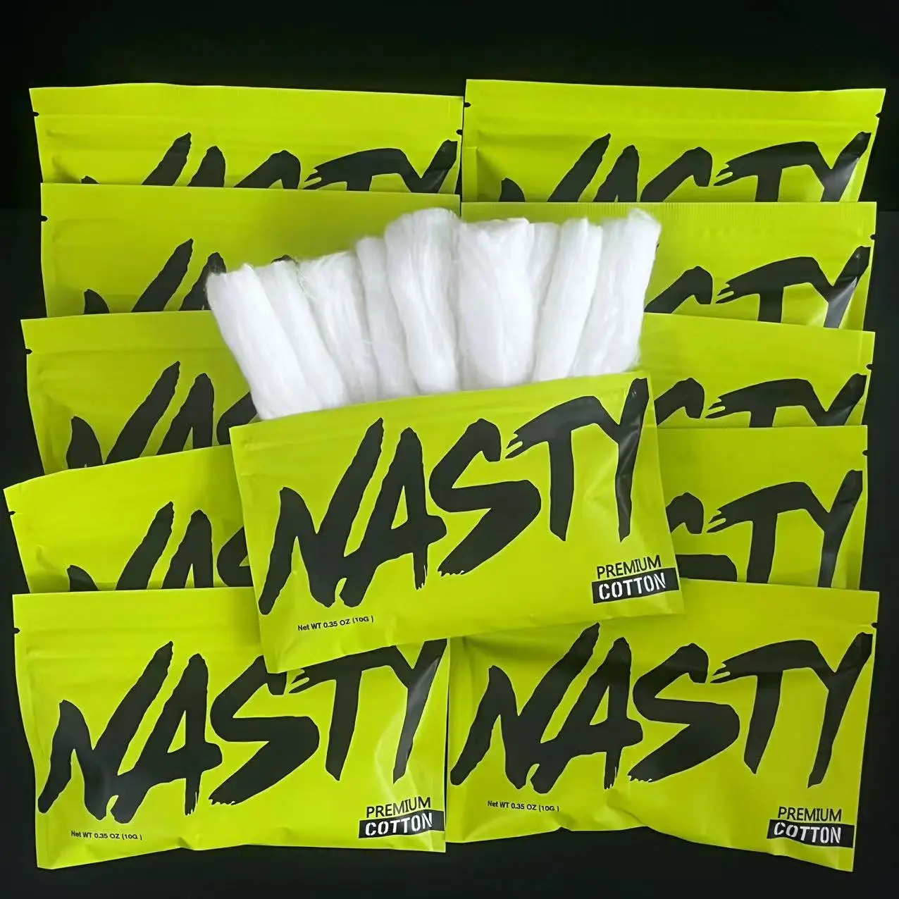 10Pack Nasty Premium Cotton 100% Organic for Zeus X Kylin BSKR Dead Rabbit Profile Mesh vs 2.0 Bacon Prime Gold Version Repairs