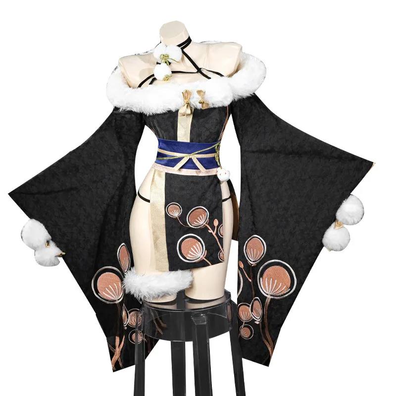 

Azur Lane Laffey Cosplay Costume Anime Game Outfit Full Set for Women Halloween Comic Con Role Play