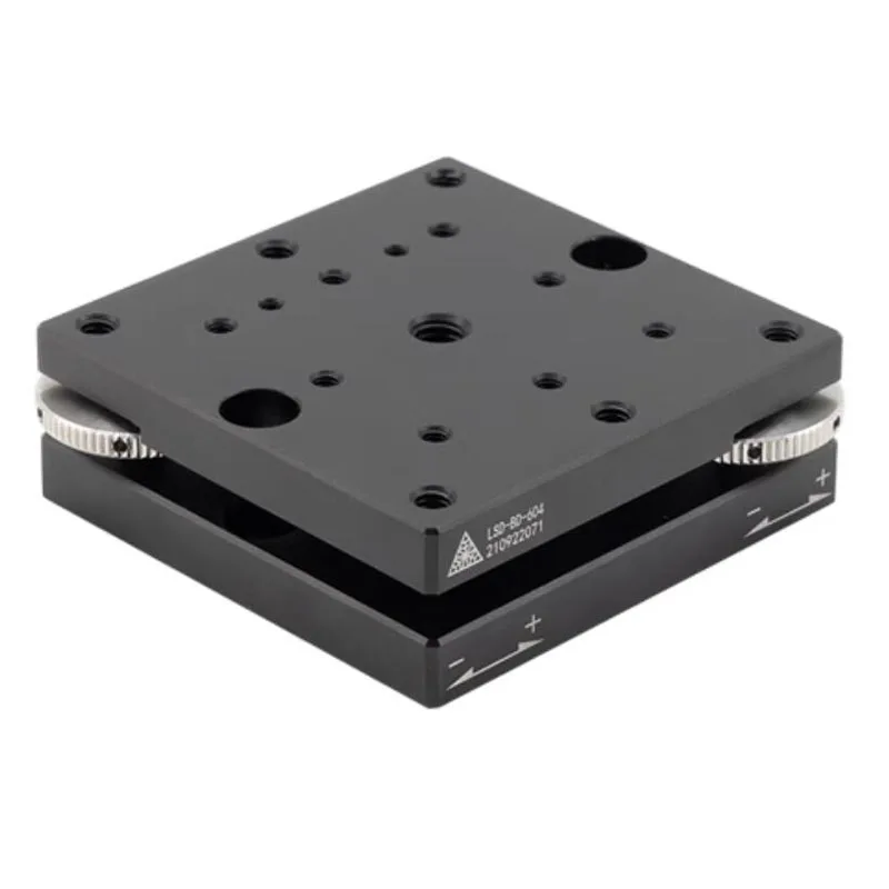 LSD-BD-604 Manual 2-axis tilt platform - Precise fine-tuning tilt line rotation optical displacement slide