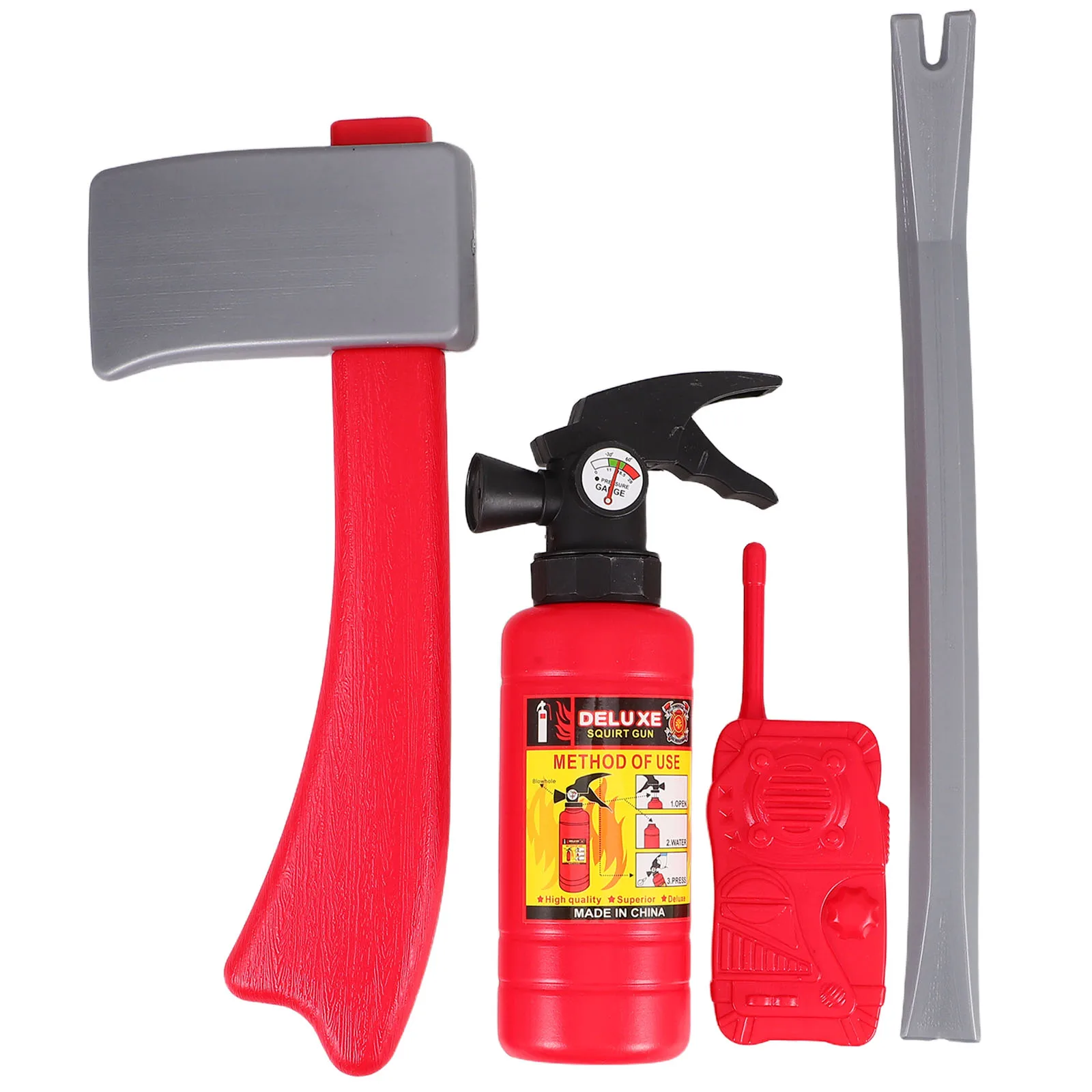 

1Set Kids Water Shooters Firefighter Pretend Play Set Complete Role Play Equipment Screen-Free Educational Plaything for Young