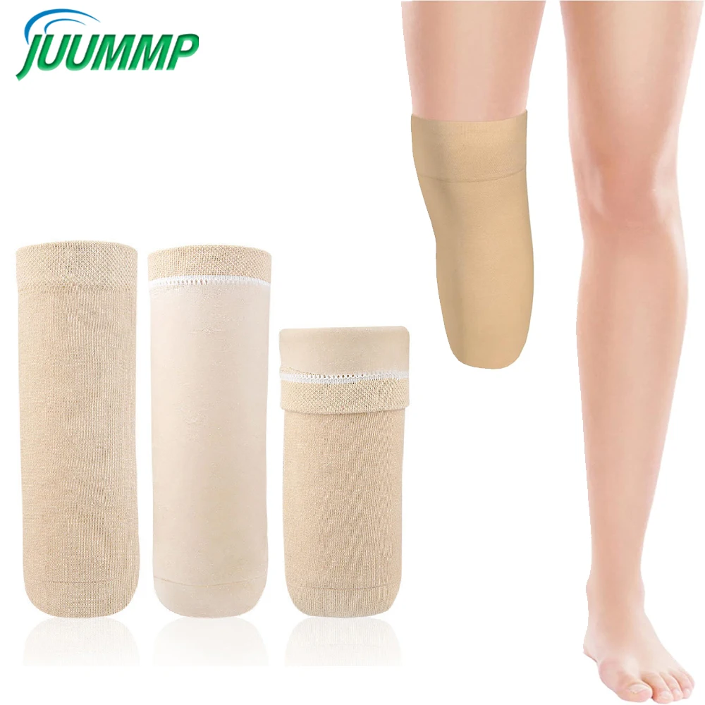 Prosthetic Stump Shrinker Below Knee High Elasticity Thickened Gel Prosthetic Sleeve Prosthetic Gel Sleeve Socks Stump Shrinker