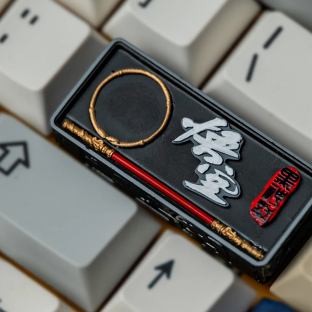 Custom 2.25U Keycap Resin Mechanical Keyboard Enter Caps 3D Print Black Myth Wukong Aula F87pro Raven68 Keyboard Keycaps