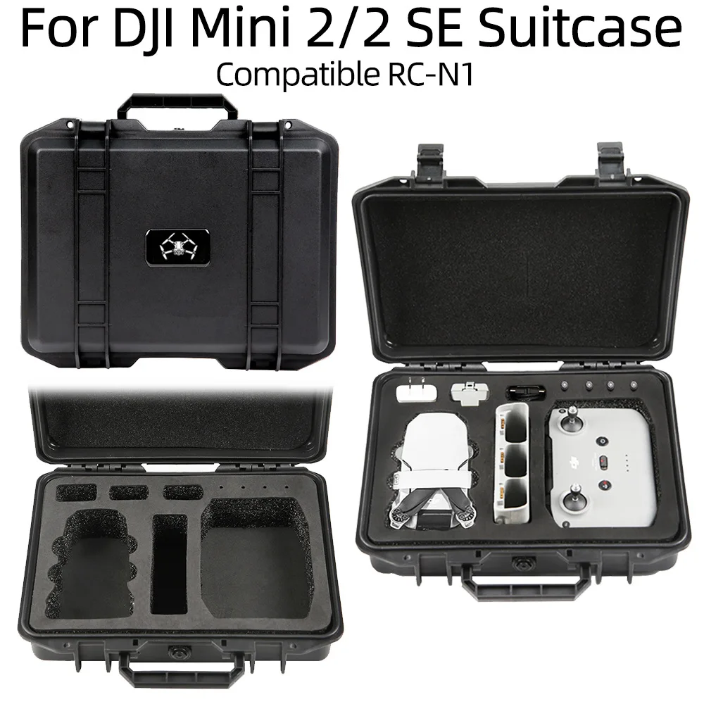 

For DJI Mini 2/Mini 2SE explosion-proof box RC-N1 remote control protector suitcase accessories hard case package