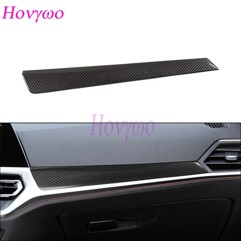 LHD RHD Real Dry Carbon Interior Dashboard Cover Dash Kit Trim for BMW 3 Series G20 2019-2022
