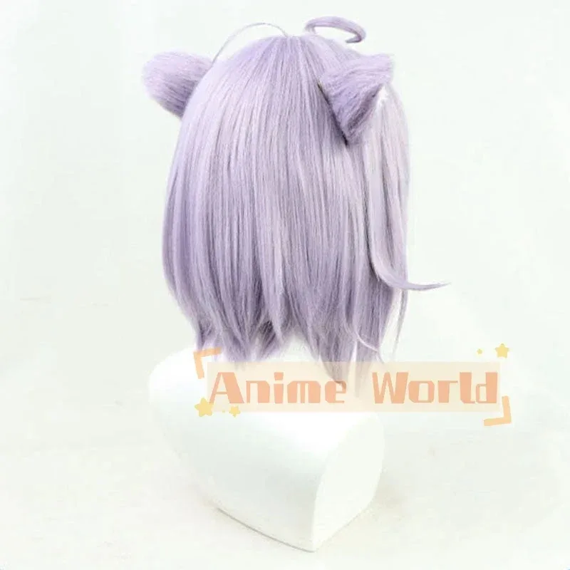 2025 11 Virtual YouTuber Hololive Nekomata Okayu Cosplay - + ذيل الهالوين عيد الميلاد امرأة الرجال الكبار شعر مستعار