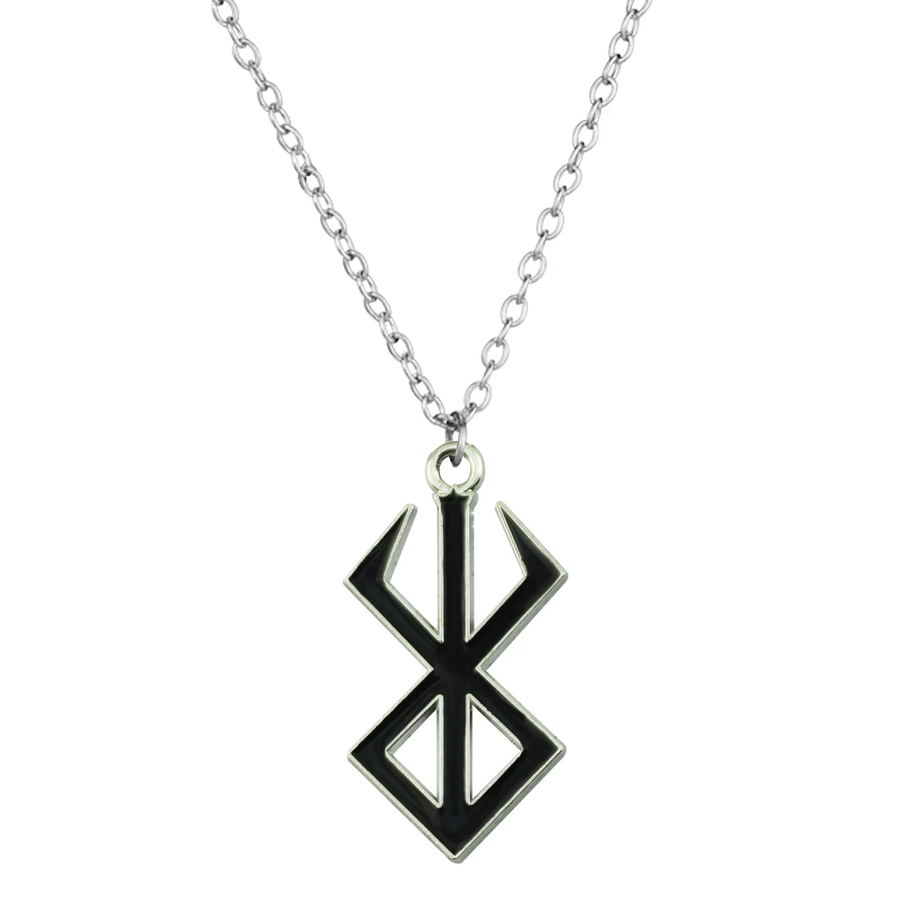 Anime Berserk Symbool Logo Ketting Trendy Mode Guts Zwaard Logo Hangers Cosplay Sieraden Decoratie Ketting Props Geschenken