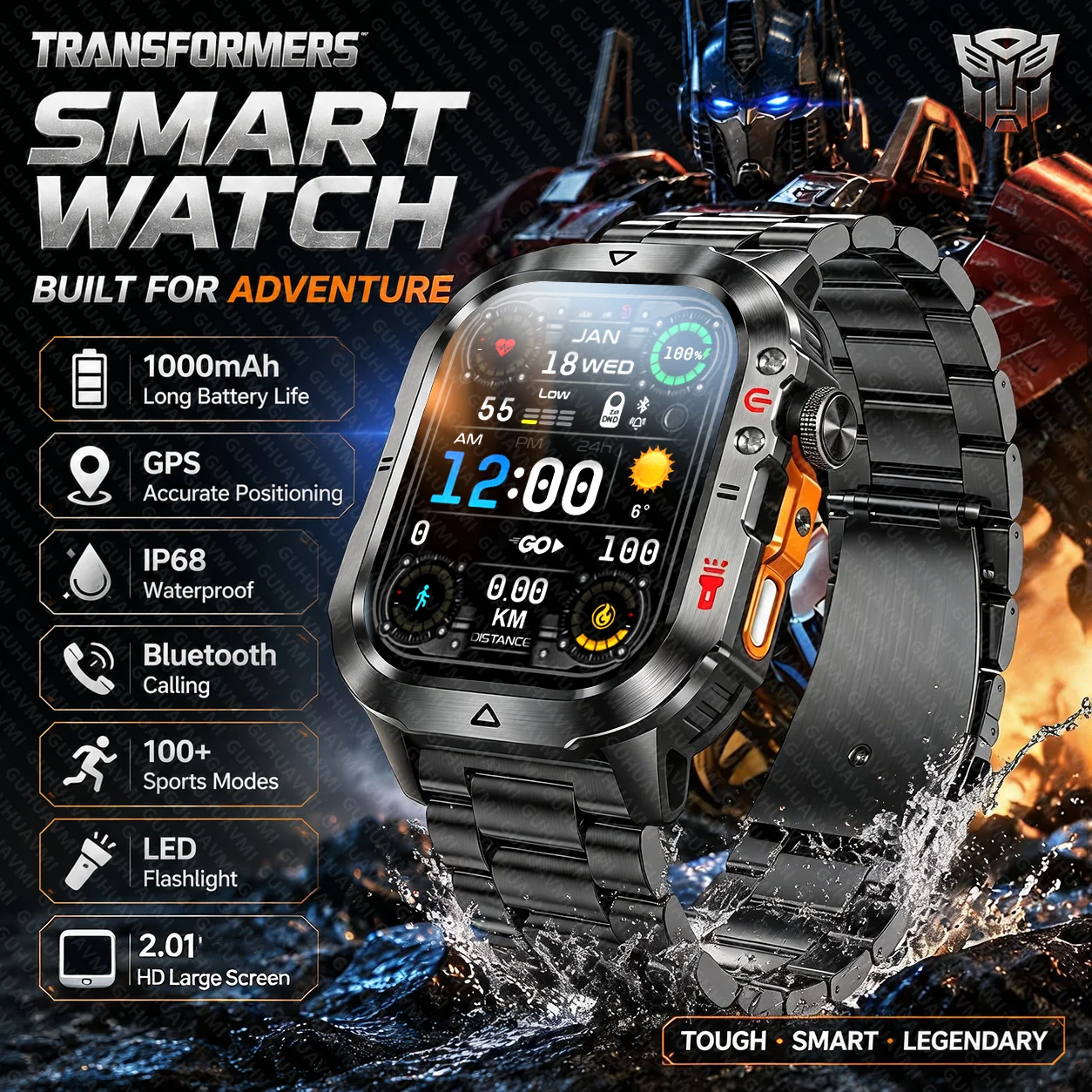 Outdoor Lighting Transformer Box - New Men Outdoor Sports Smart Watch