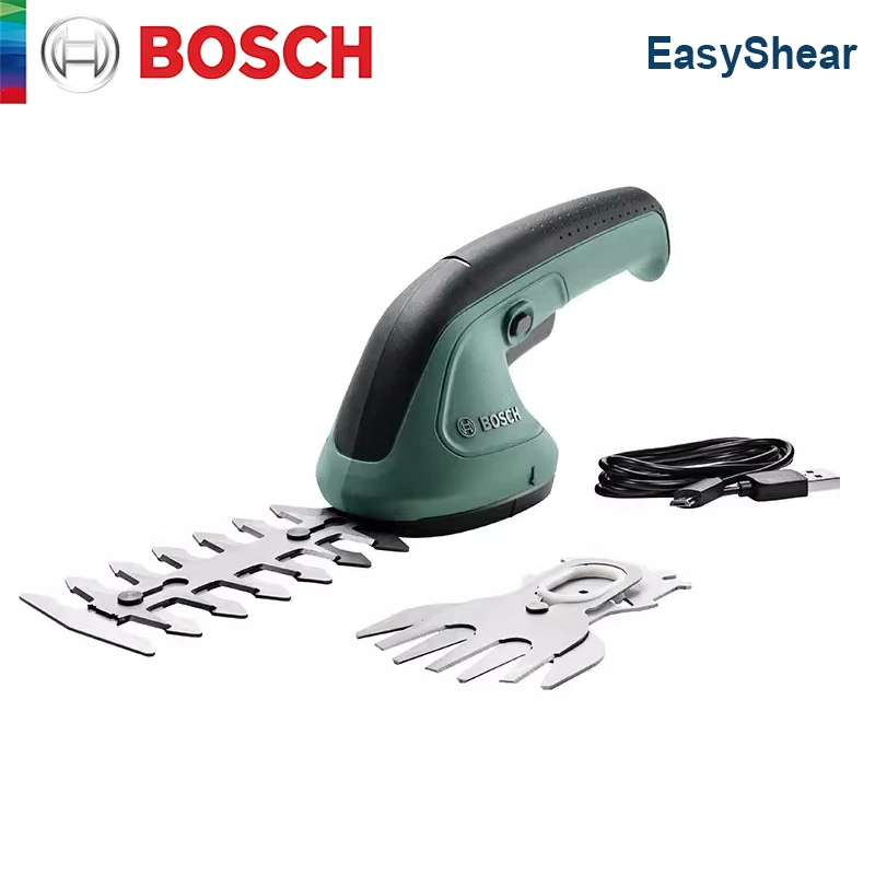 

Bosch Garden Shears Cordless Hedge Trimmer Multi-Function Electric Shear Cutter for Grass Bonsai Shrub Pruning Garden Power Tool