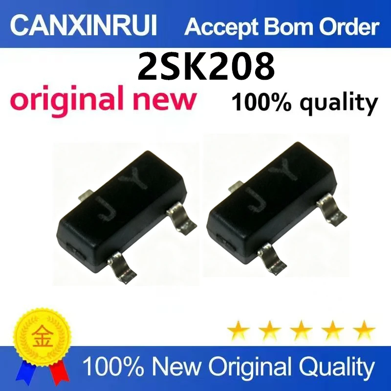 (5pcs-100pcs)Brand new original 2SK208-Y SC-59 screen printed JY junction field-effect transistor