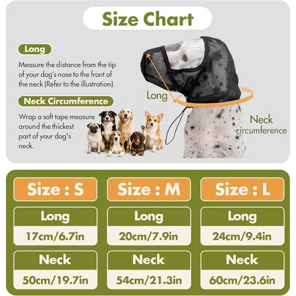 Soft Muzzle for Dogs Mesh Anti-Barking Guard | Dog Muzzle To Prevent Biting for Puppy Home Travel Walking Outdoor Camping view 5