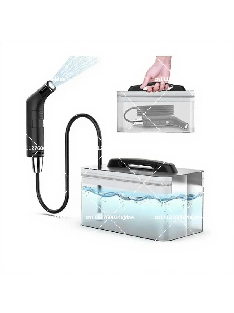 Electric Portable Travel Bidet Handheld Two Flow Control Spray Bottle 2.3L Irrigator - view 6
