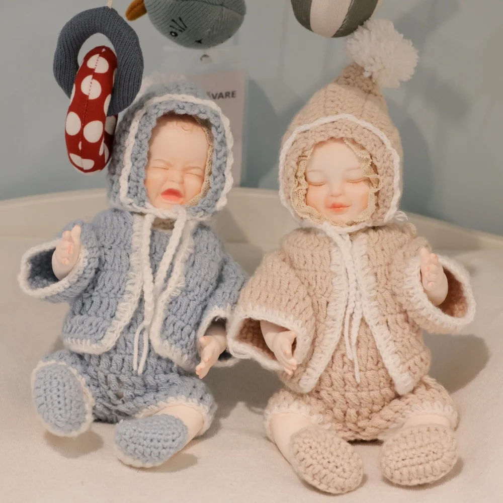 

Cloveray 12 inch Original New Porcelain Doll With Three Faces Three Expressions All Ceramic Doll Handmade HIgh-quality Art Gift