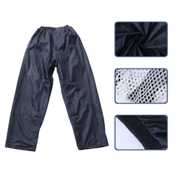 Double Layer Outdoor Cycling Pants Rainproof Waterproof Motorcycle Riding Rain Pants Fishing Trousers Camping Pants Trekking