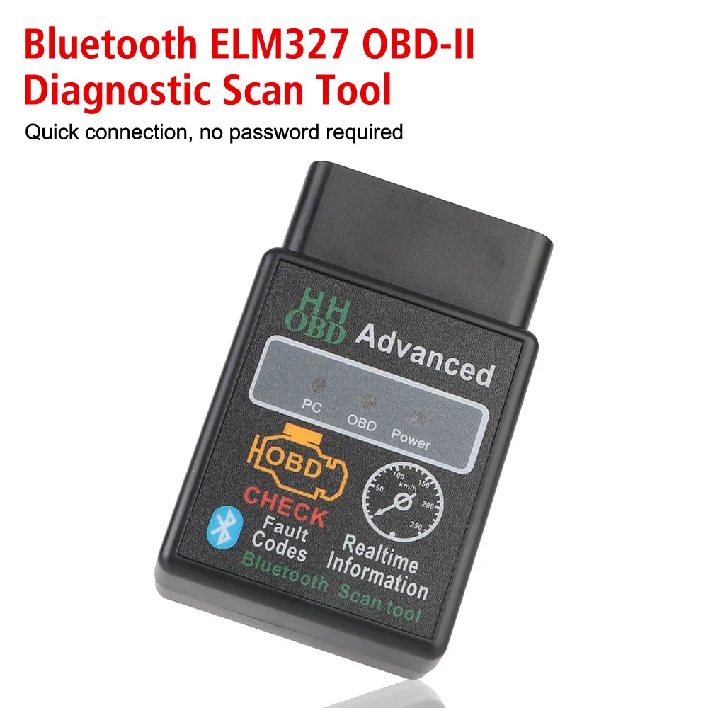 Car Diagnostic Scanner Bluetooth V1.5 Detector Code Reader OBD2 Interface Adapter For IOS/Android Car Accessories ELM327