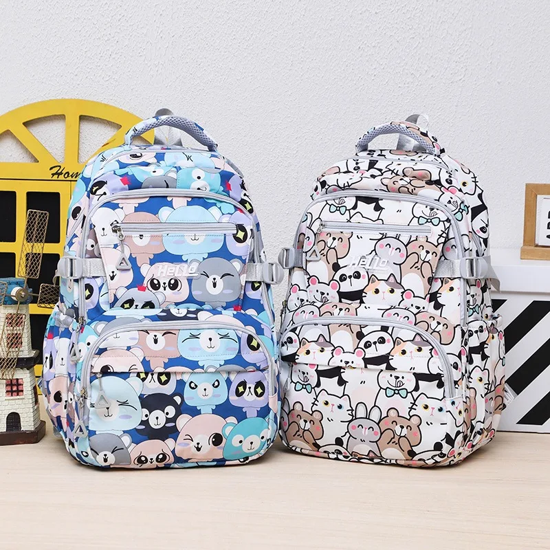 Harajuku Girl Male School Bag Female Graffiti Print Men Backpack Women Book Boy Bag Nylon Ladies Fashion Laptop Backpack Student