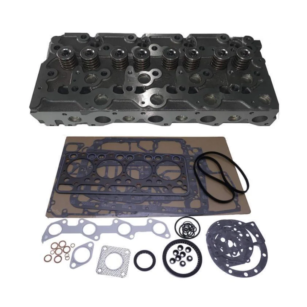 

Cylinder Head&Gasket Set Fits Kubota V2003 Engine Bobcat 331 334 337 Excavator