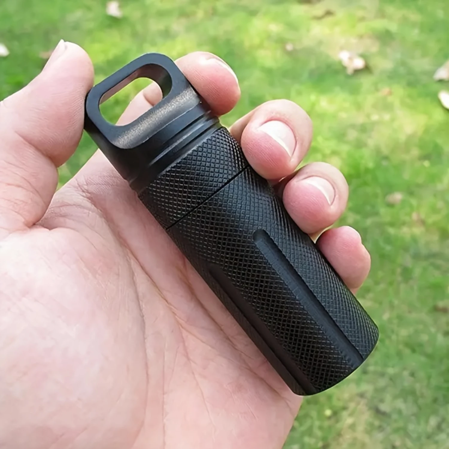 3PCS Aluminum Alloy Airtight Pill Container Bottle Waterproof Medicine Case