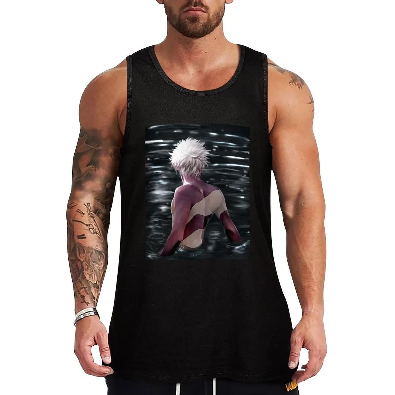 Lost sea Tank Top gym t-shirts Working vest