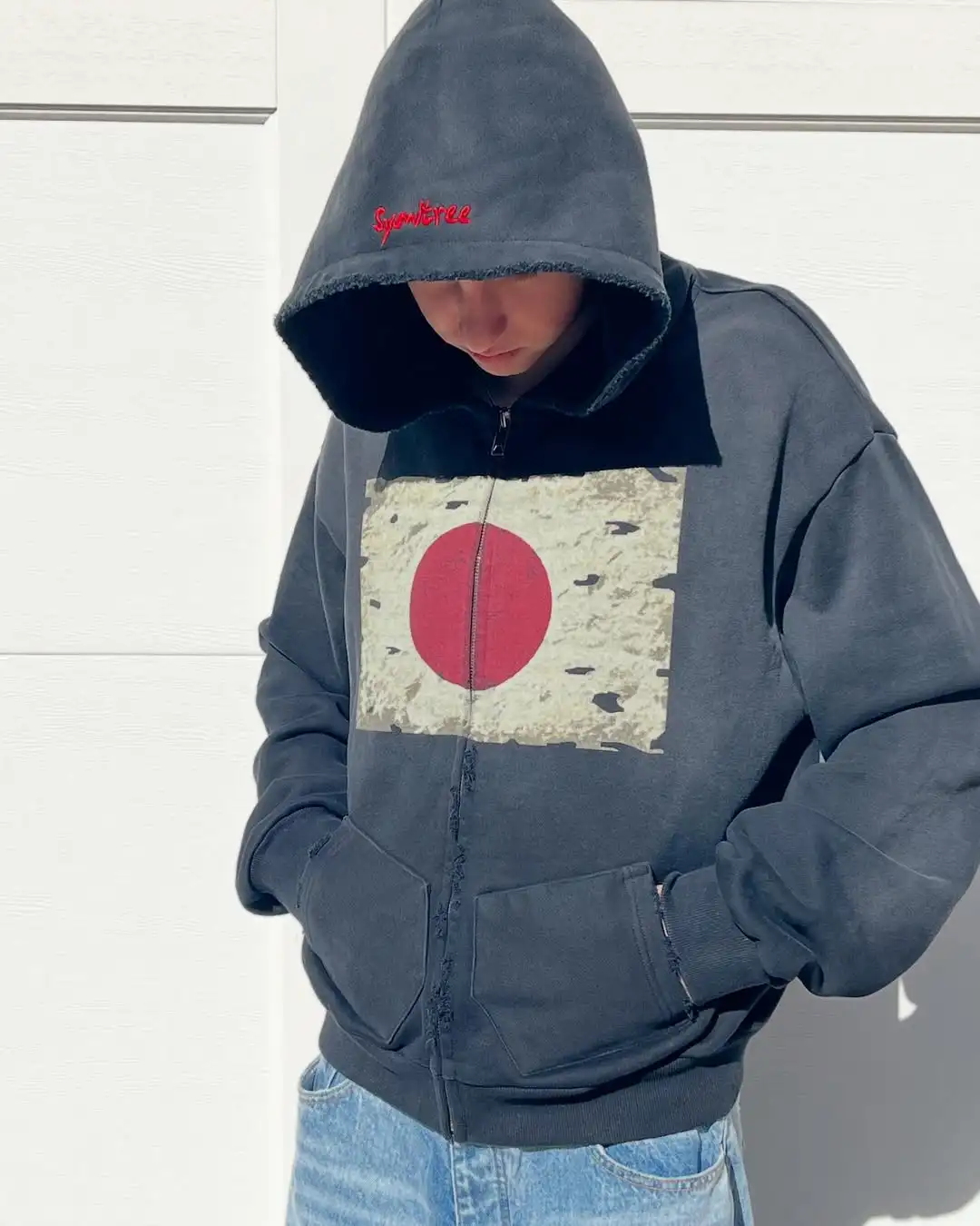 Y2K Esthetische Retro Gothic Hoodie Herfst en Winter Nieuwe Gedrukte Straat Hiphop Punk Casual Rits Lange mouwen Damesblazer