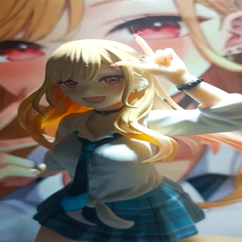 19 سنتيمتر أنيمي فستاني حبيبي كيتاجاوا مارين الشكل زي مدرسي فستان الدائمة لعبة مجسمة هدية عمل الشكل للأطفال البلاستيكية