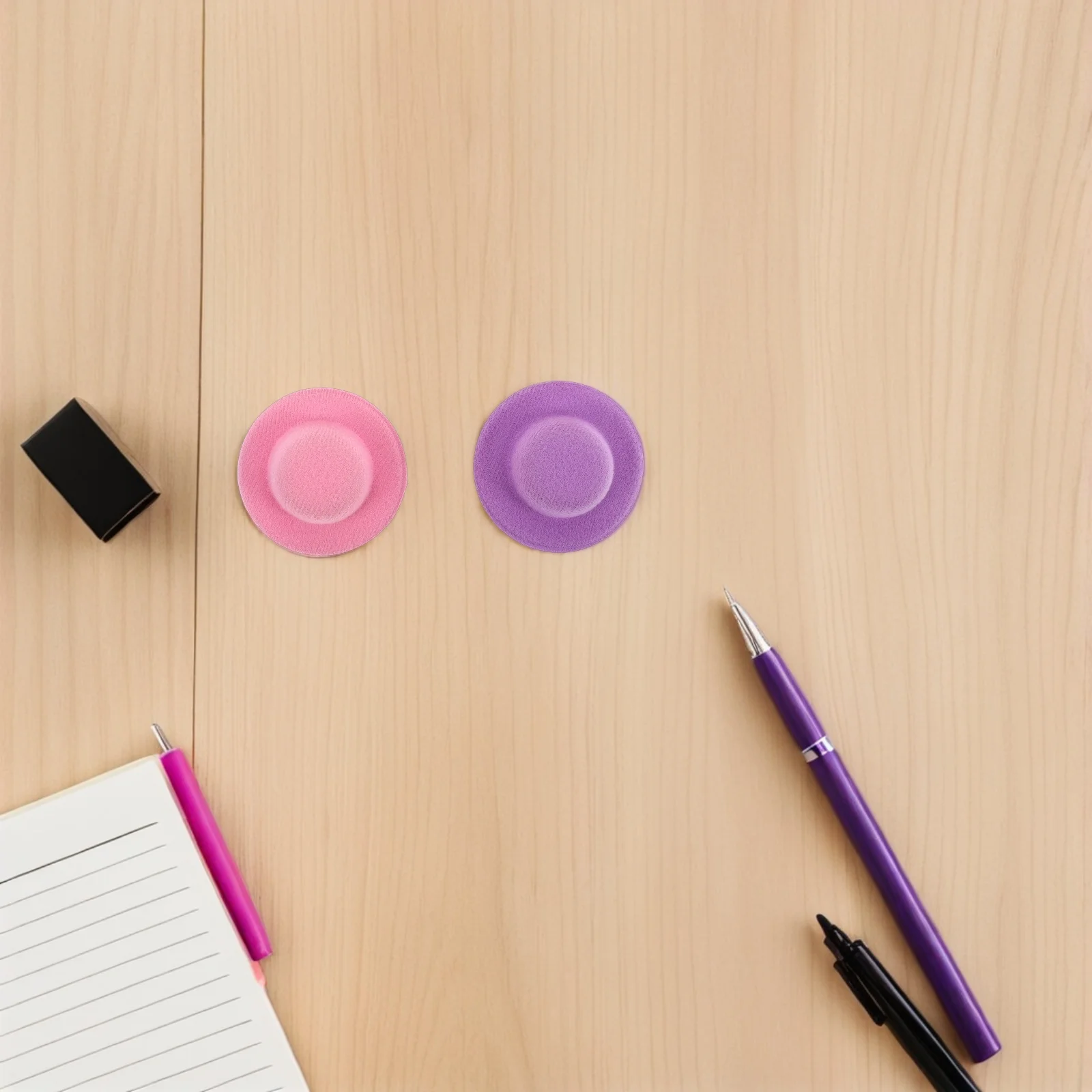 12Pcs Tiny Colorful Miniature Formal Dress Hats Mini Top Hats for Crafts Holiday Party DIY Decorations Snowman Top Hat