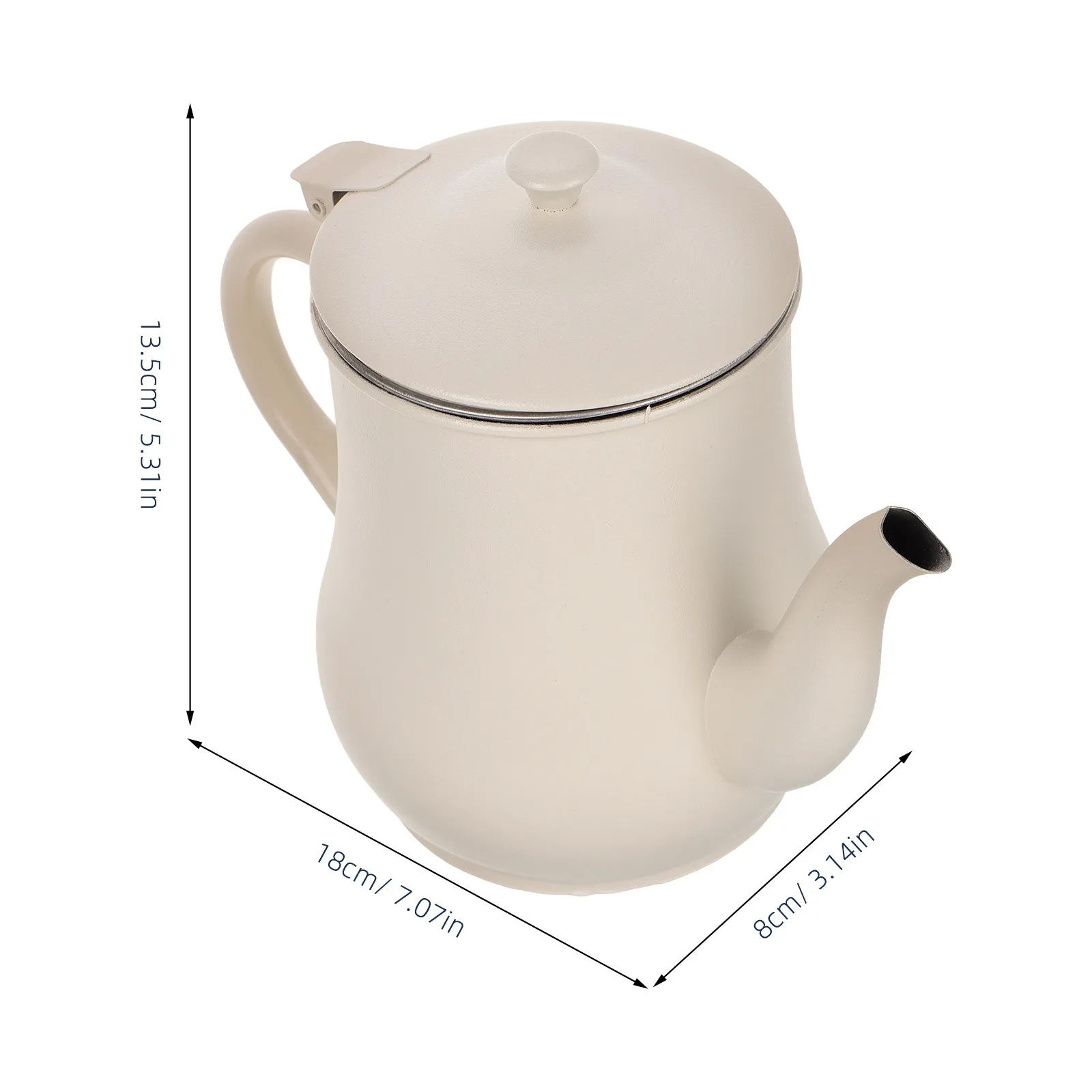 Stainless Steel Oil Filter Pot Built-in Fine Mesh Strainer Nonstick Grease Oiler Dispenser Container Kitchen Cooking Oil Keeper