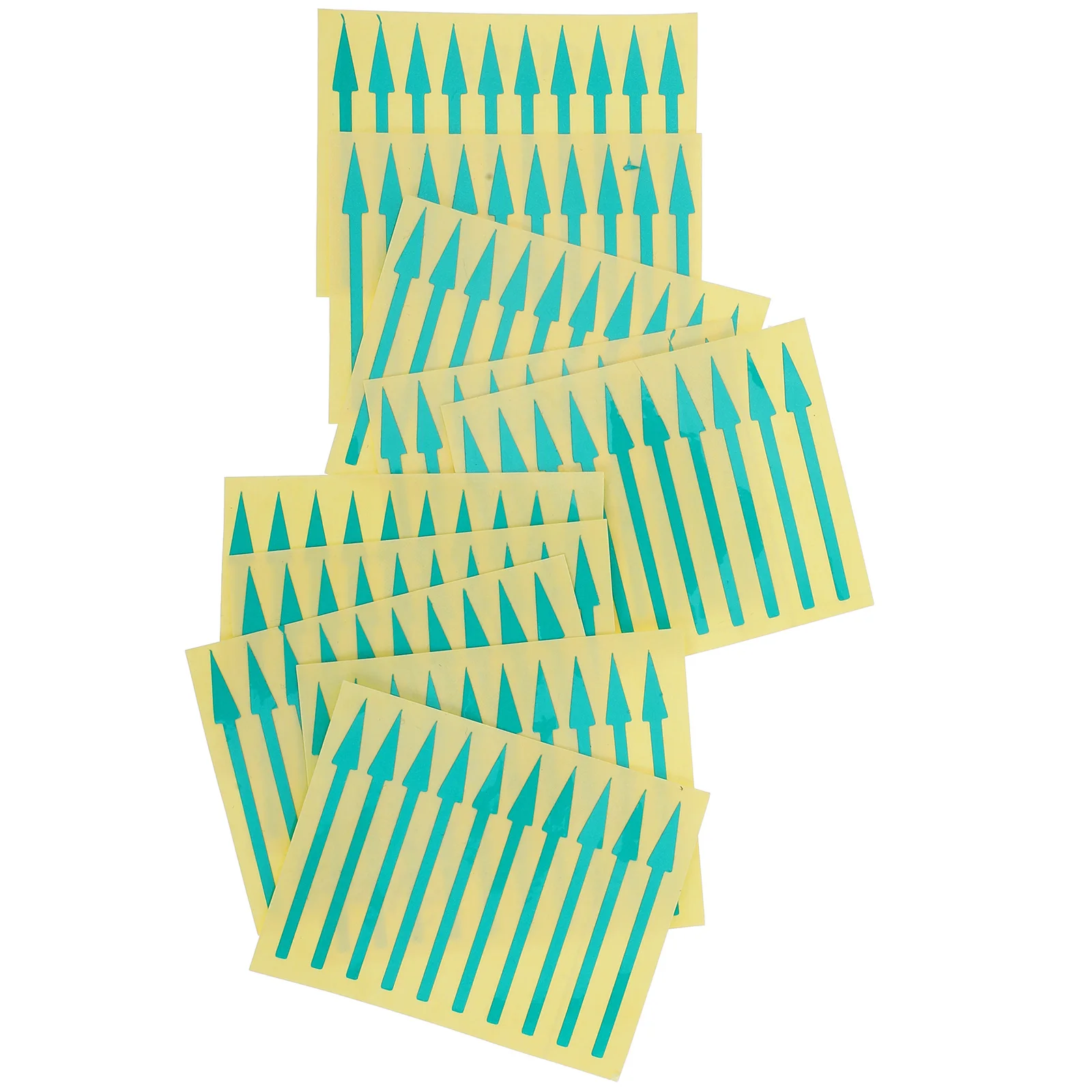 

100pcs Mark Stickers Adhesive Arrow for Instrument Panel Direction Indication Labels Removable Equipment Decals Sign Stickers