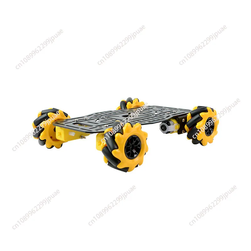 Open Frame Mecanum Wheel Smart Car Chassis Encoder Motor Obstacle Avoidance Vehicle For TI Electronic Design Contest