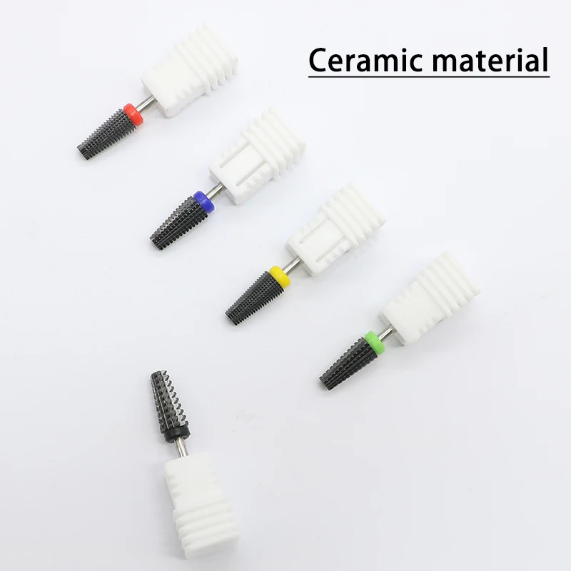 5 في 1 مسمار لقمة ثقب كربيد سريع إزالة الاكريليك أو الصلب هلام 3/32 "عرقوب مانيكير مسمار الفن آلة الحفر الأظافر اكسسوارات #5