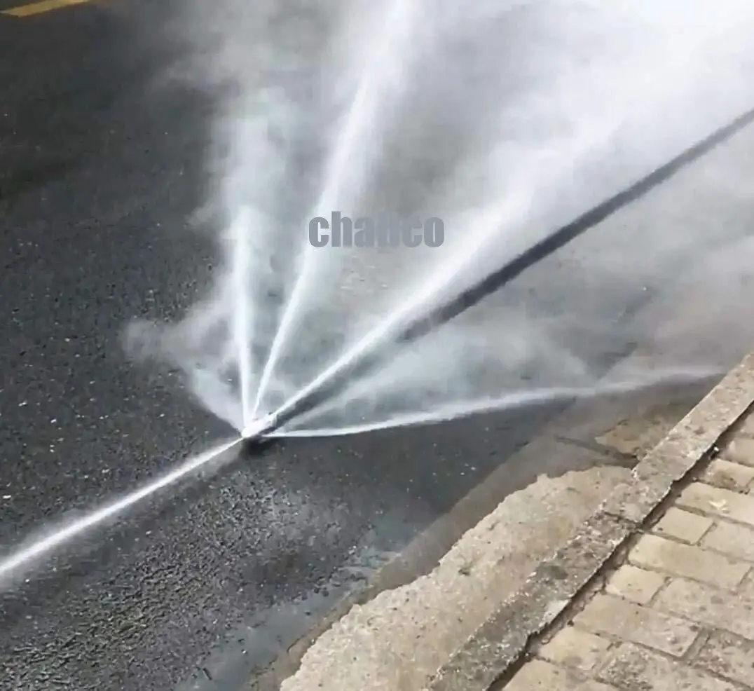 Stainless Steel Sewer Jetter Nozzle for Pressure Washer Use with G 1/4 Thread and 1 Front 6 Rear Jet Configuration