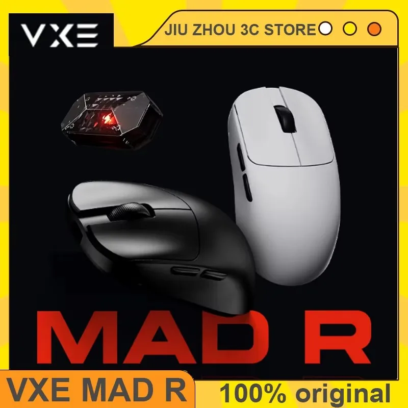 

VGN VXE Mad R/Mad R Major Wireless Mouse Paw3395/3950 Smart Speed X Wireless Lightweight Ergonomic Custom Gaming Esports Mouse