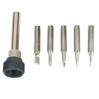 6pcs 900M-T Soldering Station Solder Iron Tips Handle Set For Atten Fast For Welding Power Tools Accessories