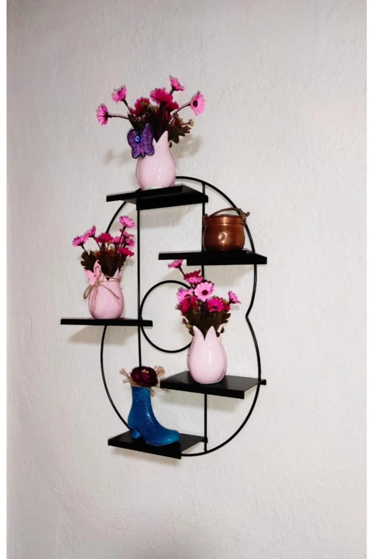 Decorative Metal Rack shelves wall decoration modern home decoration, aesthetic room decor Nordic home decoration, wall rack