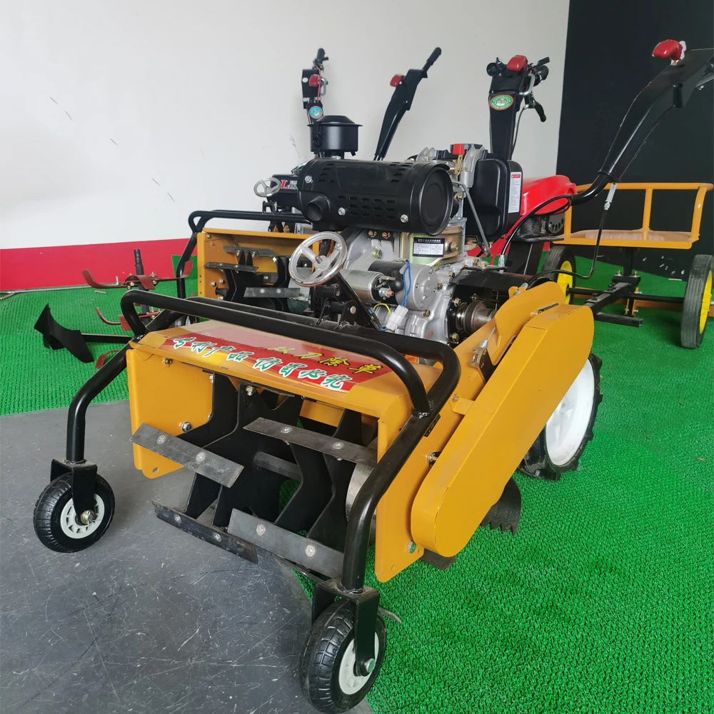 Wholesale Lawn Mower Mini Power Cultivator Diesel Power Lawn Mower Rotary Mini Power Lawn Mower