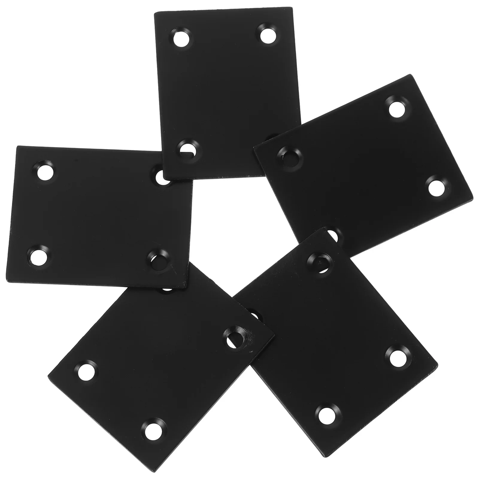 

5Pcs Stainless Steel Mending Plates Corner Braces Flat Metal Straight Brackets for Wood Furniture Repair Flat Brackets for Wood