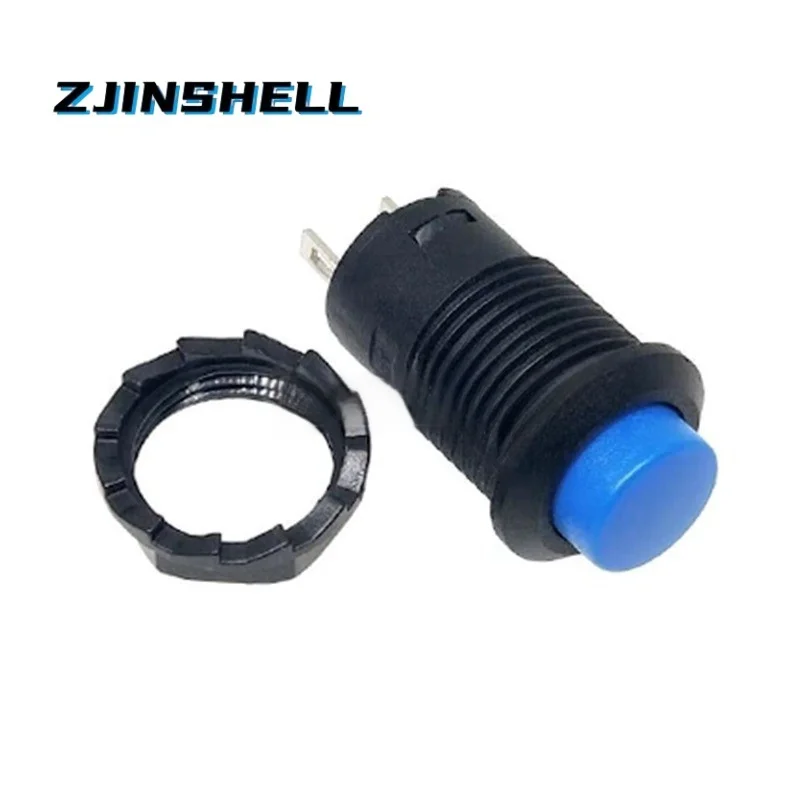 12mm Lock Latching OFF- ON Push Button Switch maintained fixed pushbutton switches Self-Lock button