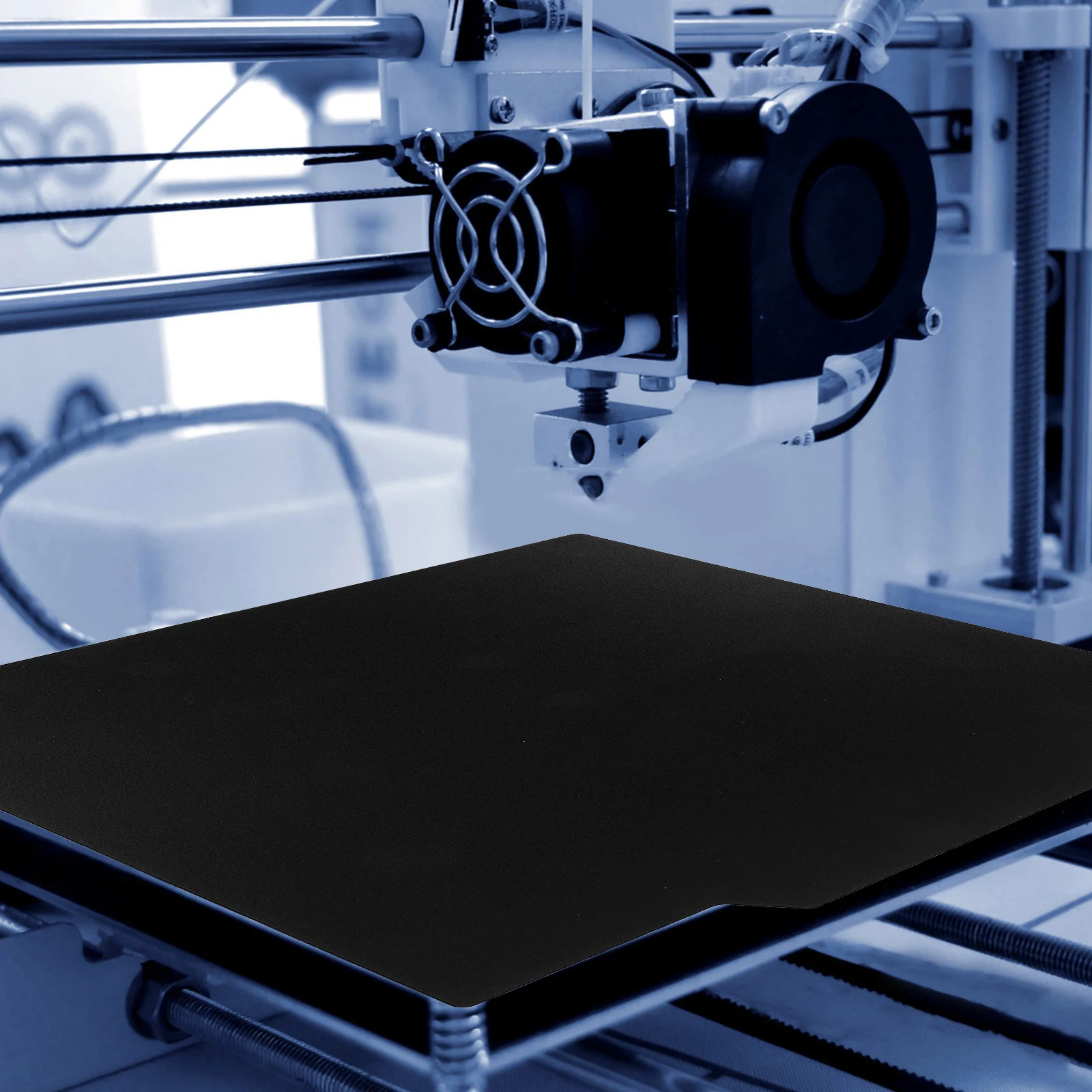 

Magnetic 3D Printer Bed Sticker Reusable Heat Resistant Film for Ender 2 3 235x235mm Black Flexible Plate A System