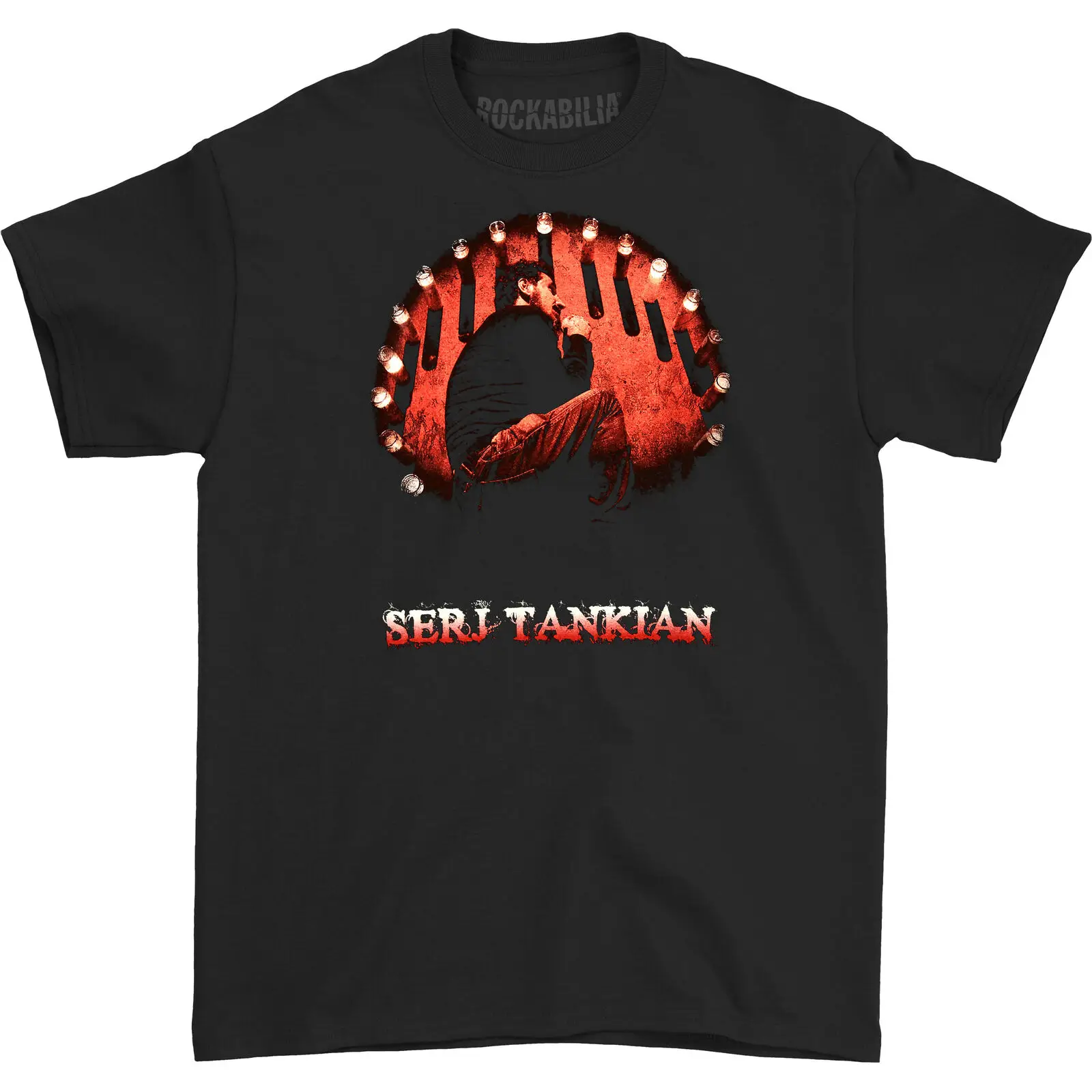 Men's Serj Tankian T shirt XX Large Black