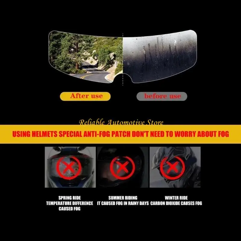 M68B Helmet Visors Anti Fog Film Ensures Fit in Various Weather Conditions