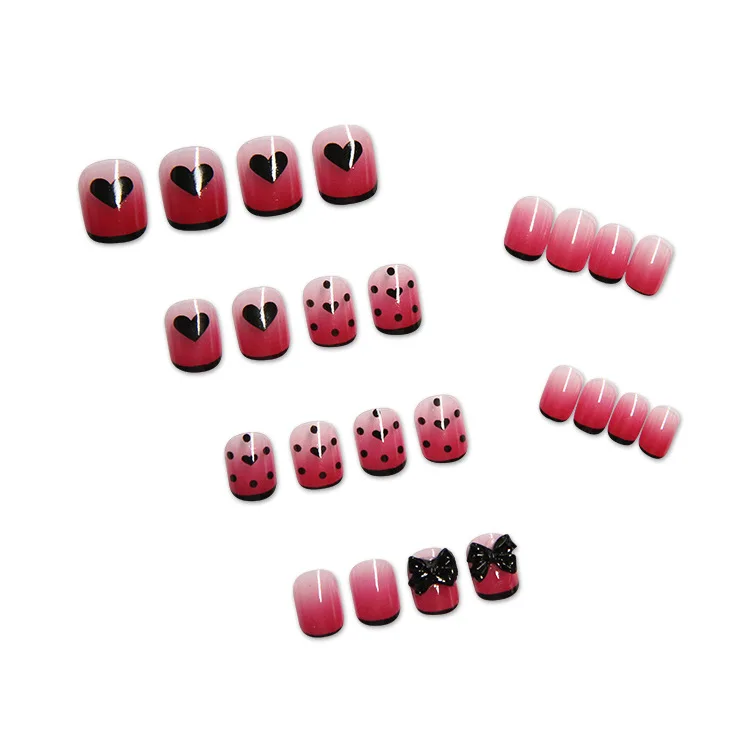 24Pcs False Nail False Nails With Glue Acrylic Nails Wear On Prom, Party Or Any Excellent Occasion