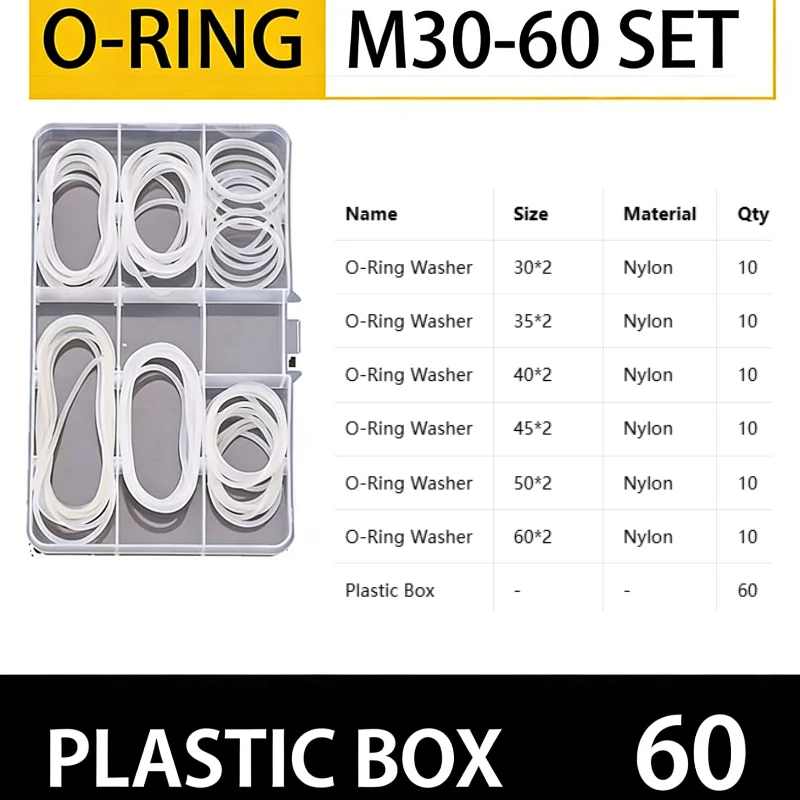 White Silicone O-ring VMQ O Ring Seal Gasket CS 2.0/3.0mm Insulated Waterproof Washer Round O Shape Oring Kit