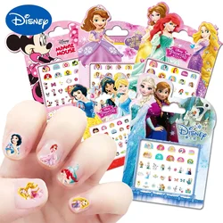 Công Chúa Frozen Elsa Anna Trang Điểm Dán Móng Tay Đồ Chơi Tuyết Trắng Sophia Mickey Minnie Hình Búp Bê Trẻ Em Hoạt Hình Đồ Chơi Cho Bé Gái