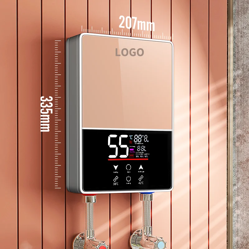 Small Instant-Heating Electric Water Heater Automatic Frequency Conversion Commercial & Household Use with Free Storage Tank