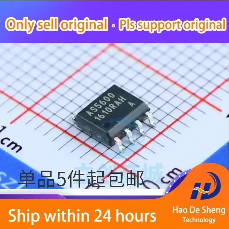 

10 шт./лот AS5600 AS5600-ASOM SOP-8 IC, новый, оригинальный, в наличии