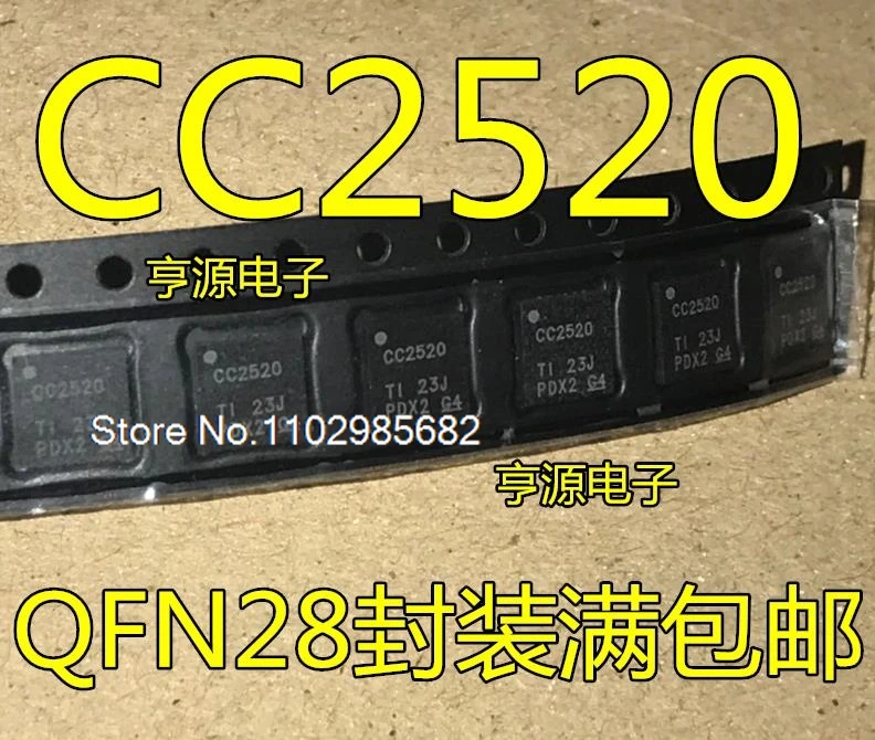 

CC2520RHDR CC2520 QFN28 Оригинальный запас в наличии