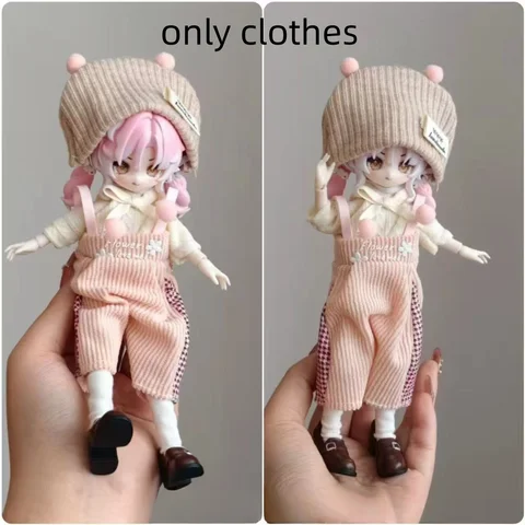 Винтажный готический костюм для куклы OB11