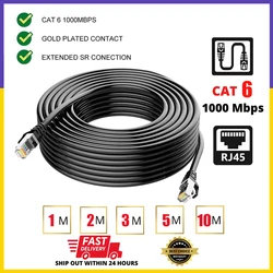 【Szybka wysyłka】 1M 2M 3M 5M 10M CAT6 Kabel internetowy RJ45 CAT6 Kabel LAN UTP 8 przewodów Kabel sieciowy Ethernet Lan