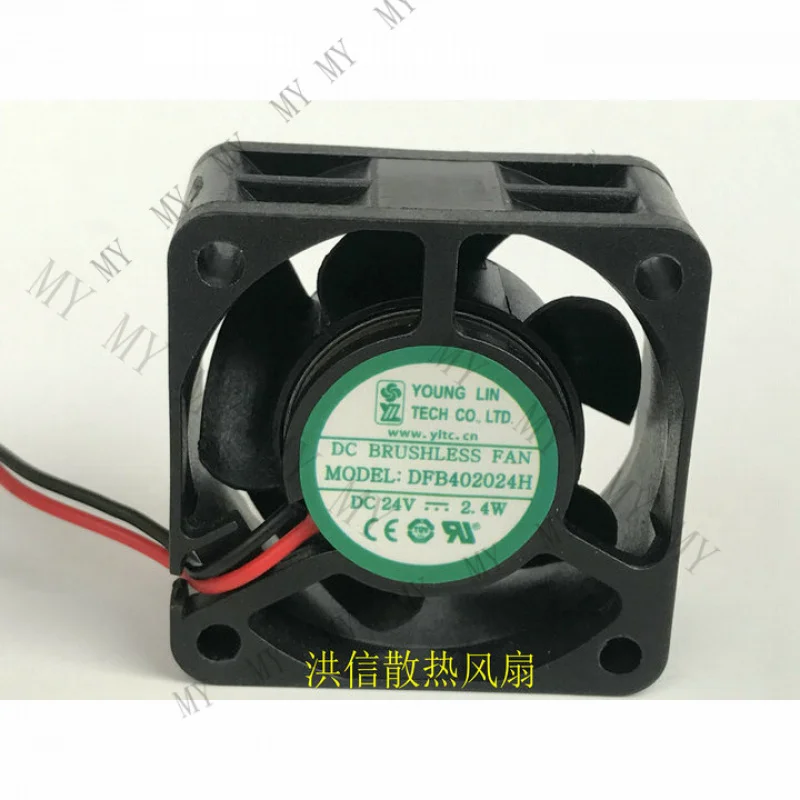 

Вентилятор охлаждения инвертора TT для YOUNG LIN DFB402024H DC24V 2.4W 4020 4см, 2-проводной