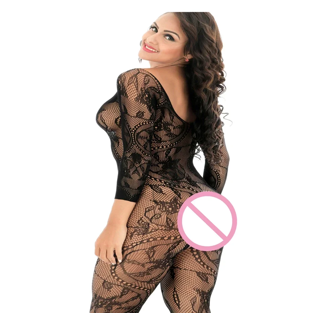 Sexy Dessous Erotische Heiße Frauen Bodystocking Bodys Geöffneter Gabelung Strumpfhosen Transparente Körper Strümpfe Sex Kleidung Mesh Unterwäsche